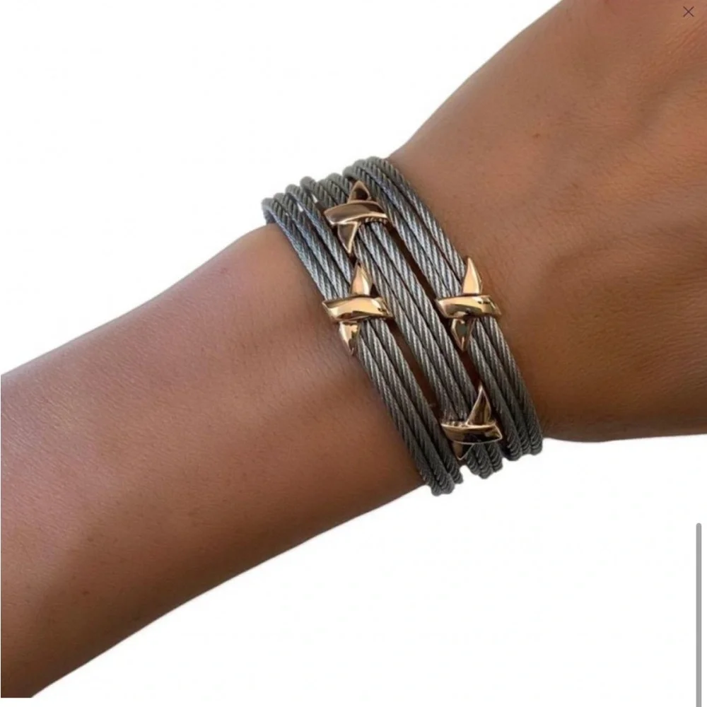 🔆 CHARRIOL twist bangle (triple) - Picture 3 of 7